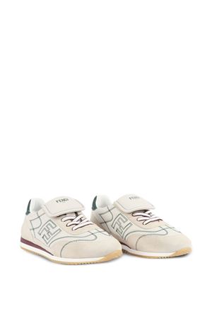 logo-embroidered sneakers FENDI KIDS | JMR562AWK5F1V9Q